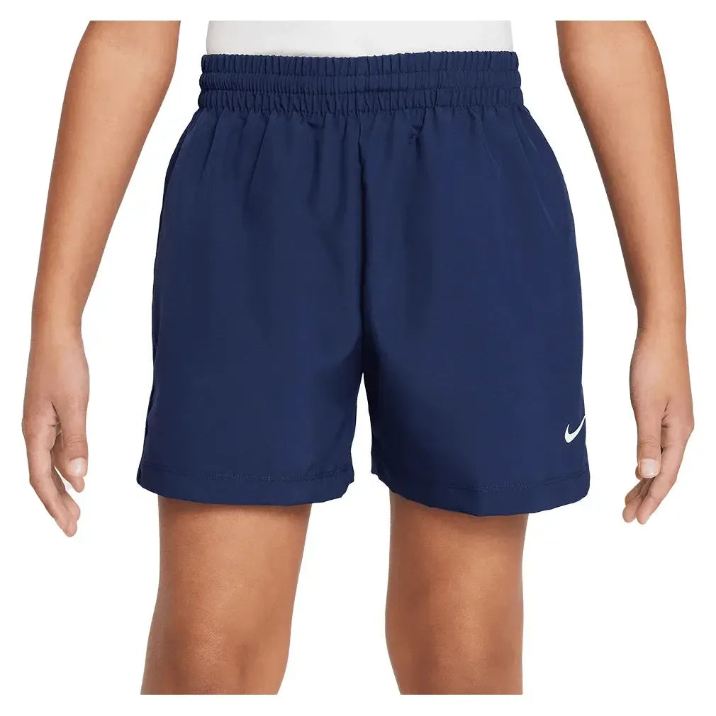 Boys' Multi Dri-FIT 4 Inch Woven Training Shorts-Apparel-Nike-HJ3742-B-410-3-Tennis Express