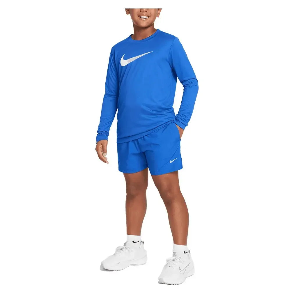 Boys' Multi Dri-FIT 4 Inch Woven Training Shorts-Apparel-Nike-HJ3742-B-480-5-Tennis Express