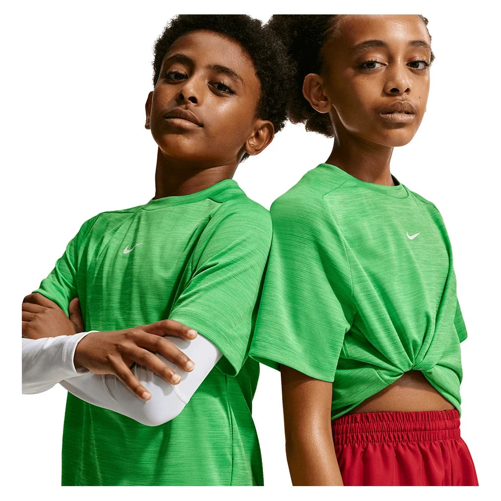 Boys' Dri-FIT Multi Short Sleeve Training Top,Apparel,Nike,,,Tennis Express,HJ3771-336_1