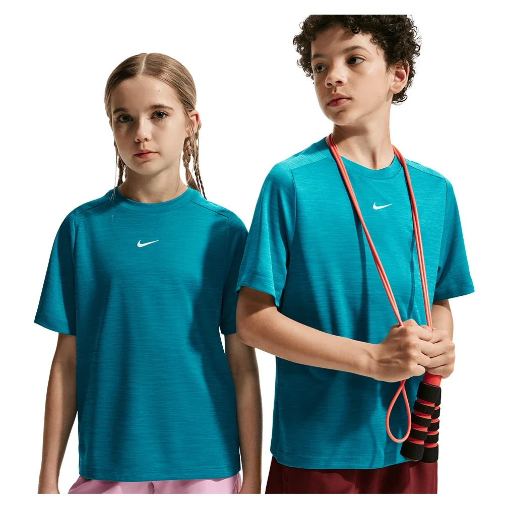 Boys' Dri-FIT Multi Short Sleeve Training Top,Apparel,Nike,,,Tennis Express,HJ3771-372_2