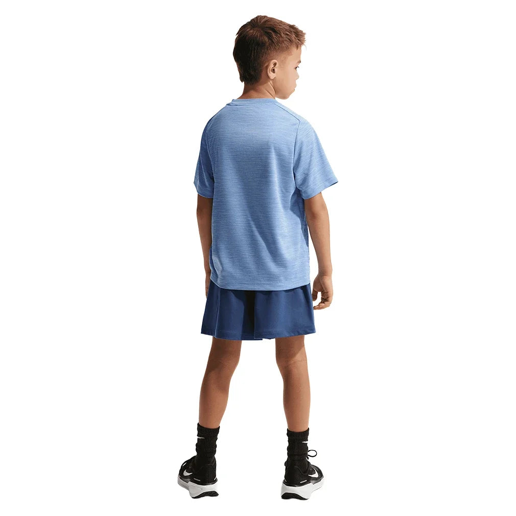 Boys' Dri-FIT Multi Short Sleeve Training Top-Apparel-Nike-HJ3771-407-1-Tennis Express