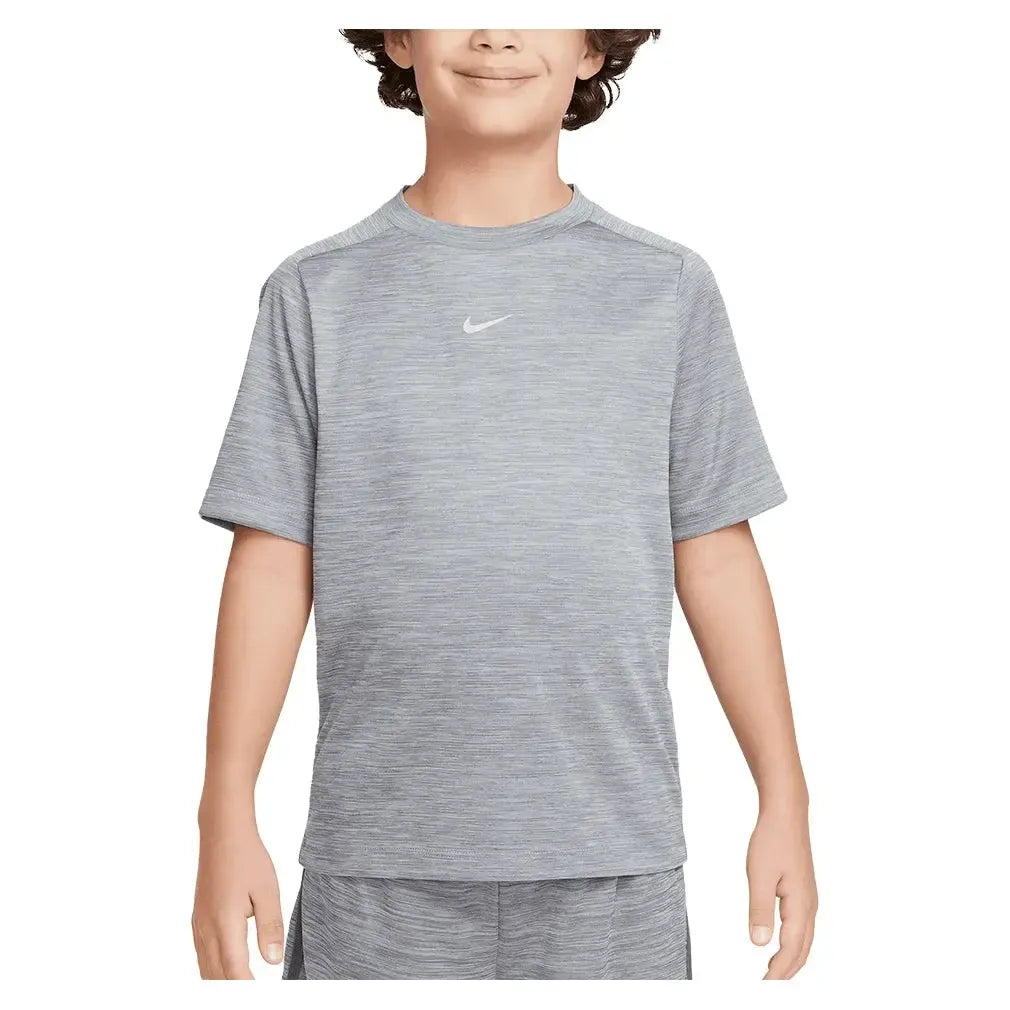 Boys' Multi Dri-FIT Short-Sleeve Training Top-Apparel-Nike-HJ3771-B-084-3-Tennis Express