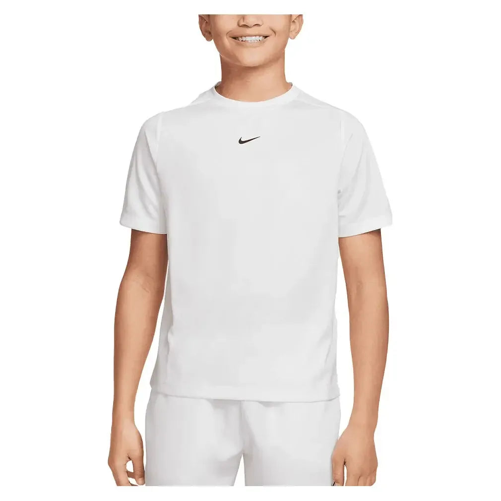 Boys' Multi Dri-FIT Short-Sleeve Training Top-Apparel-Nike-HJ3771-B-100-3-Tennis Express