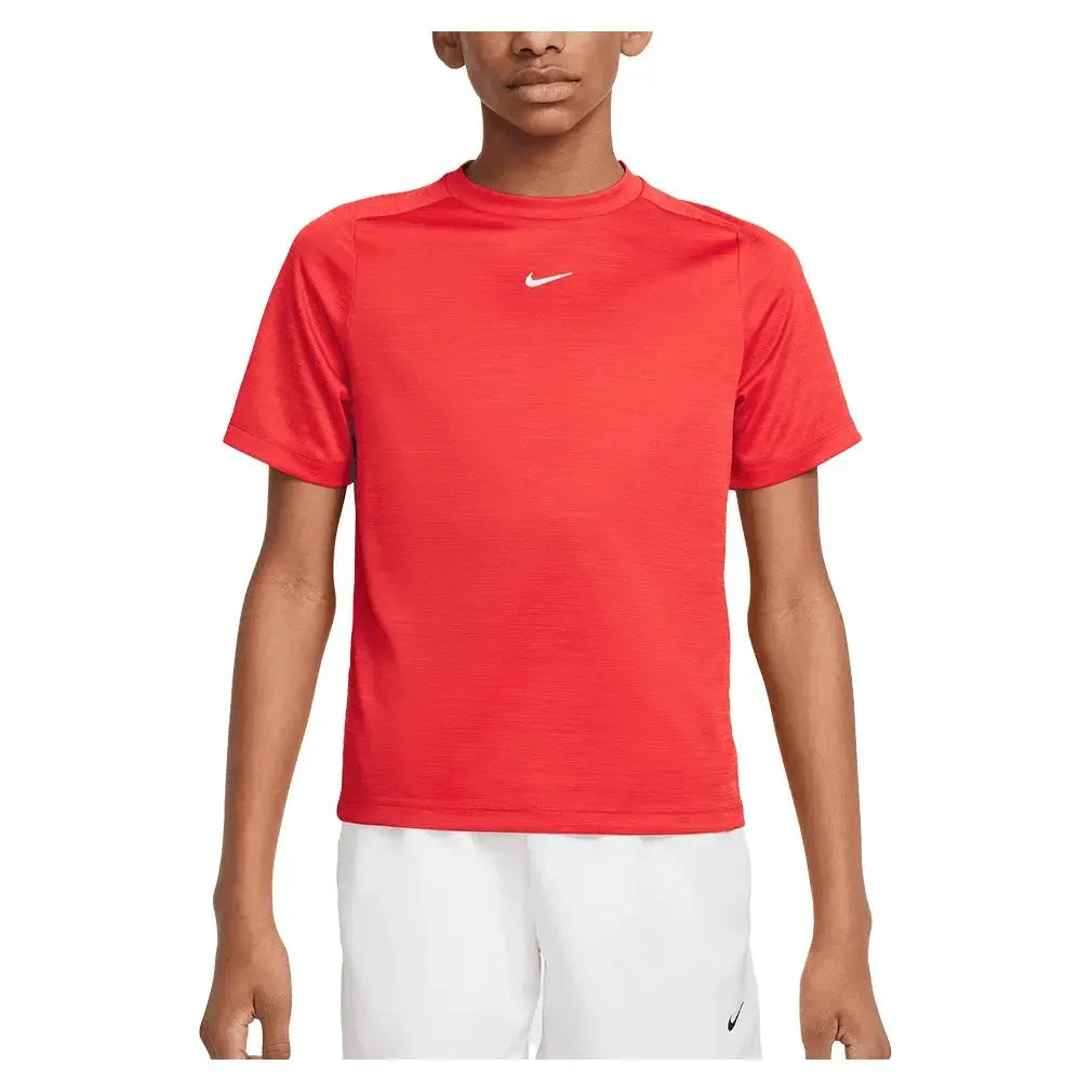 Boys' Multi Dri-FIT Short-Sleeve Training Top-Apparel-Nike-HJ3771-B-657-3-Tennis Express