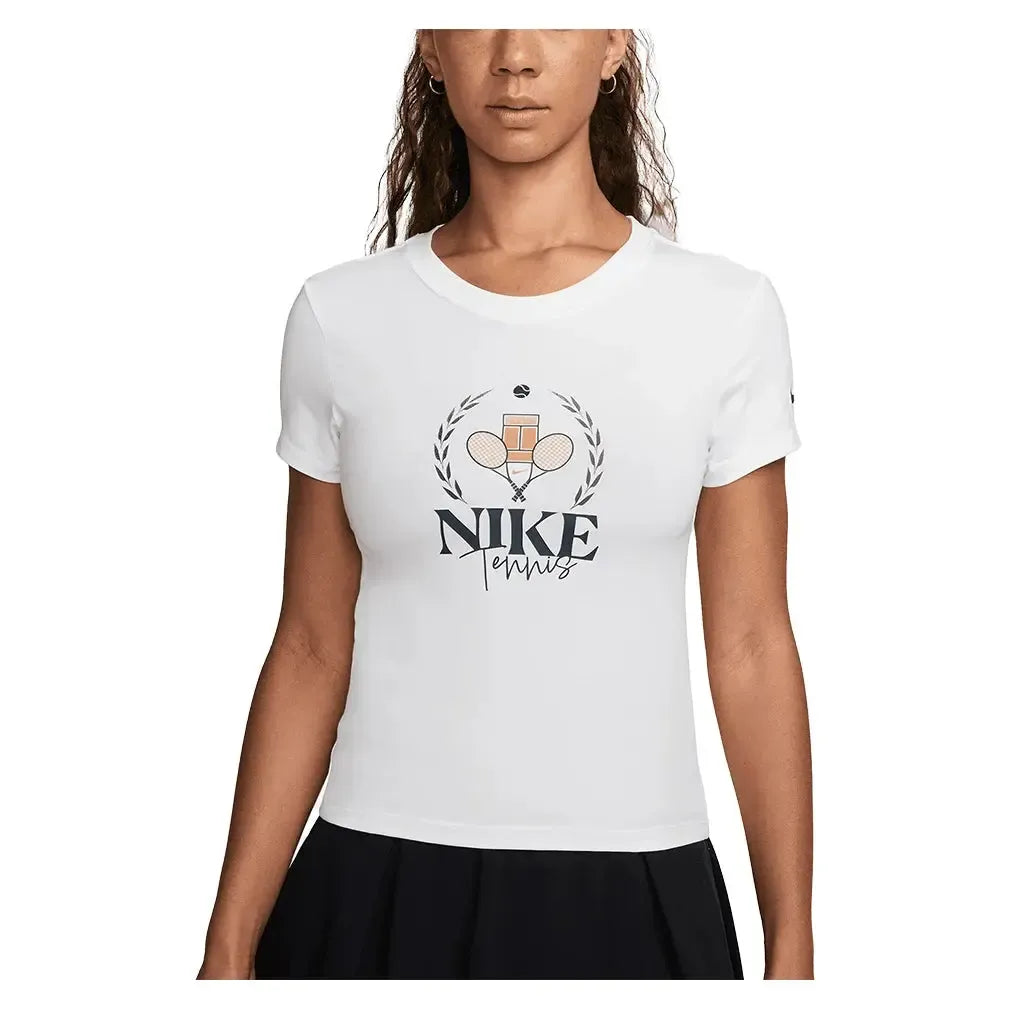 Women's Paris Dri-FIT Slam Tennis Tee-Apparel-Nike-HJ3816-100-Tennis Express