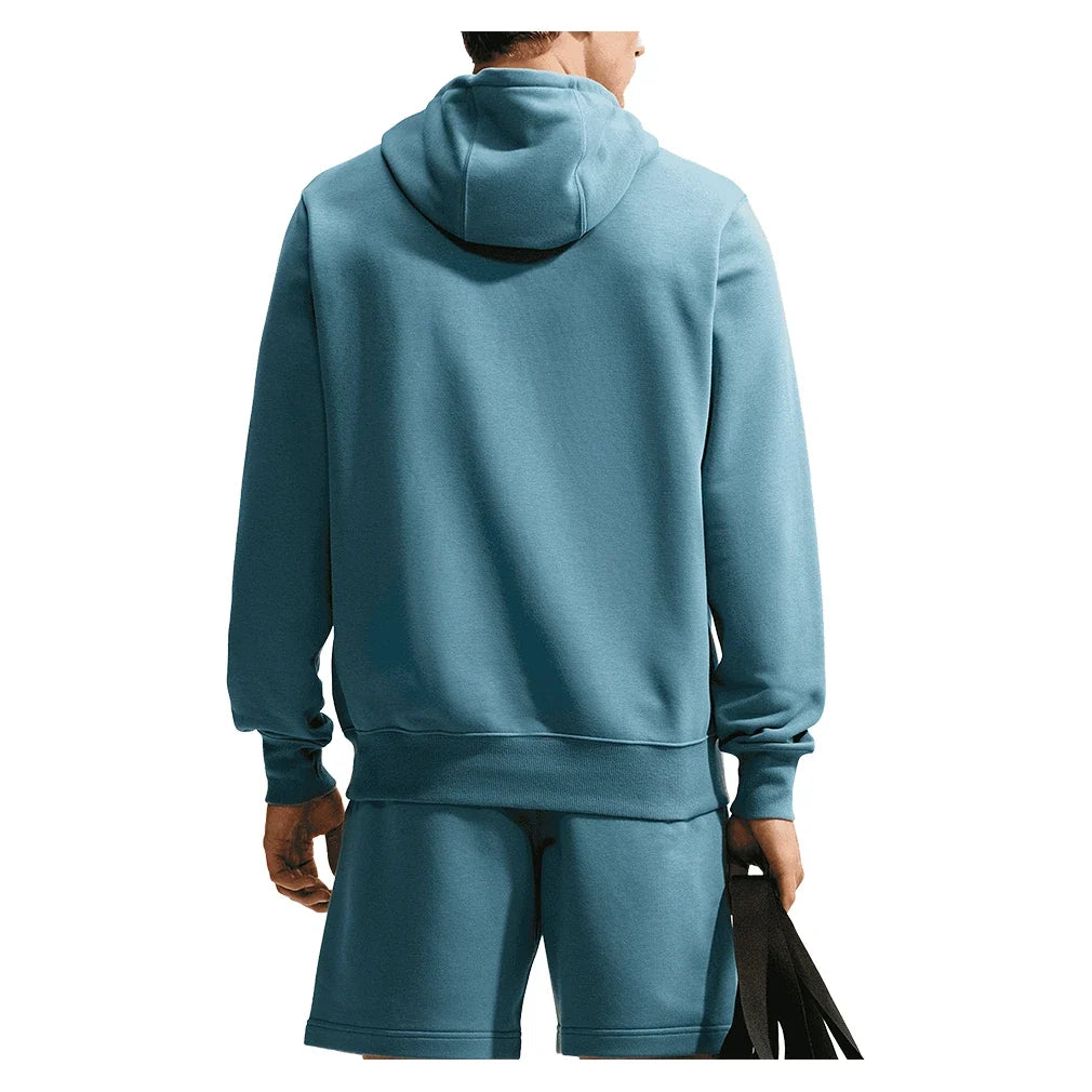 Men's Court Dri-FIT Heritage Fleece Pullover Tennis Hoodie Smokey Blue and New Slate,Apparel,Nike,,,Tennis Express,HM6759-008_1