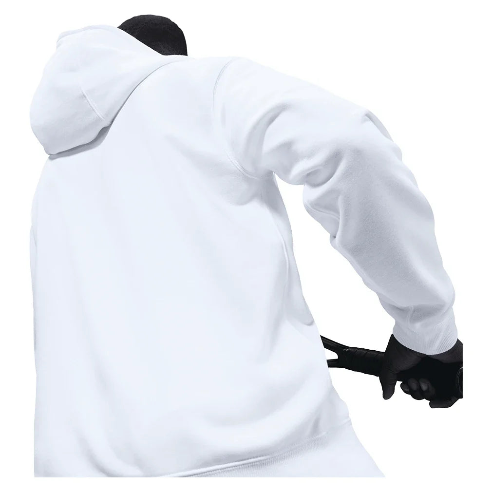 Men's Court Dri-FIT Heritage Fleece Pullover Tennis Hoodie White and Black-Apparel-Nike-, [current_file_name-Tennis Express