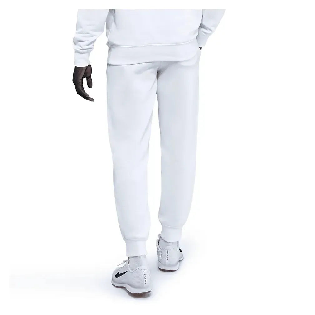 Men's Court Dri-FIT Heritage Fleece Tennis Jogger Pant White-Apparel-Nike-HM6766-100_1-Tennis Express