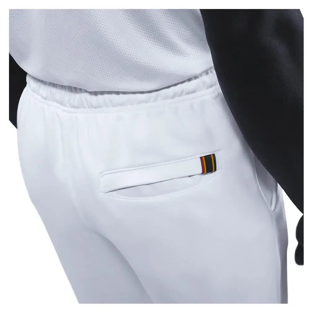 Men's Court Dri-FIT Heritage Fleece Tennis Jogger Pant White-Apparel-Nike-HM6766-100_3-Tennis Express