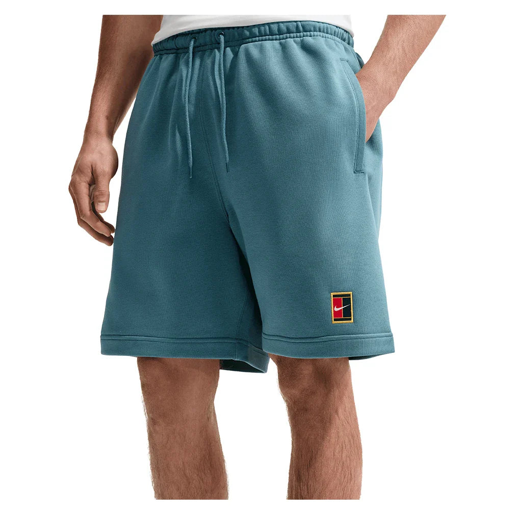 Men's Court Dri-FIT Heritage Fleece Tennis Short Smokey Blue,Apparel,Nike,Smokey Blue,XS,Tennis Express,HM6768-008