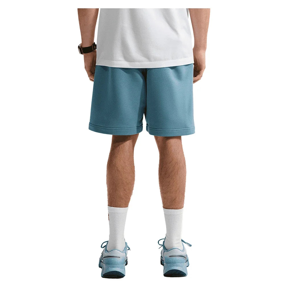 Men's Court Dri-FIT Heritage Fleece Tennis Short Smokey Blue,Apparel,Nike,,,Tennis Express,HM6768-008_2
