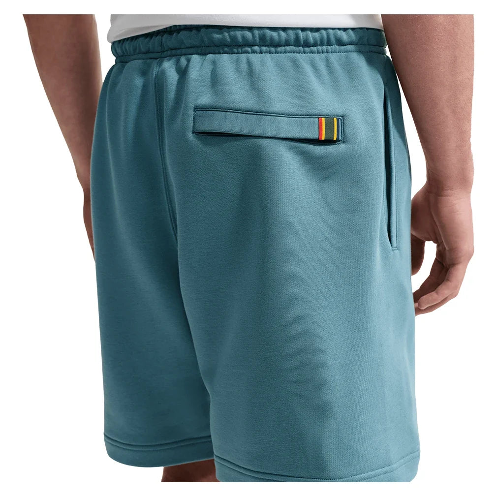 Men's Court Dri-FIT Heritage Fleece Tennis Short Smokey Blue,Apparel,Nike,,,Tennis Express,HM6768-008_4