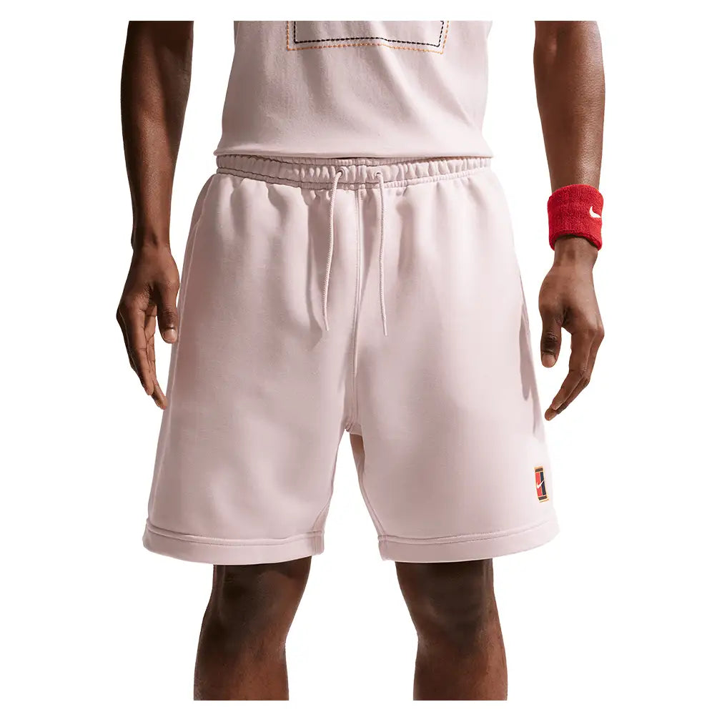 Men's Court Dri-FIT Heritage Fleece 6 Inch Tennis Short-Apparel-Nike-HM6768-U26-667-3-Tennis Express