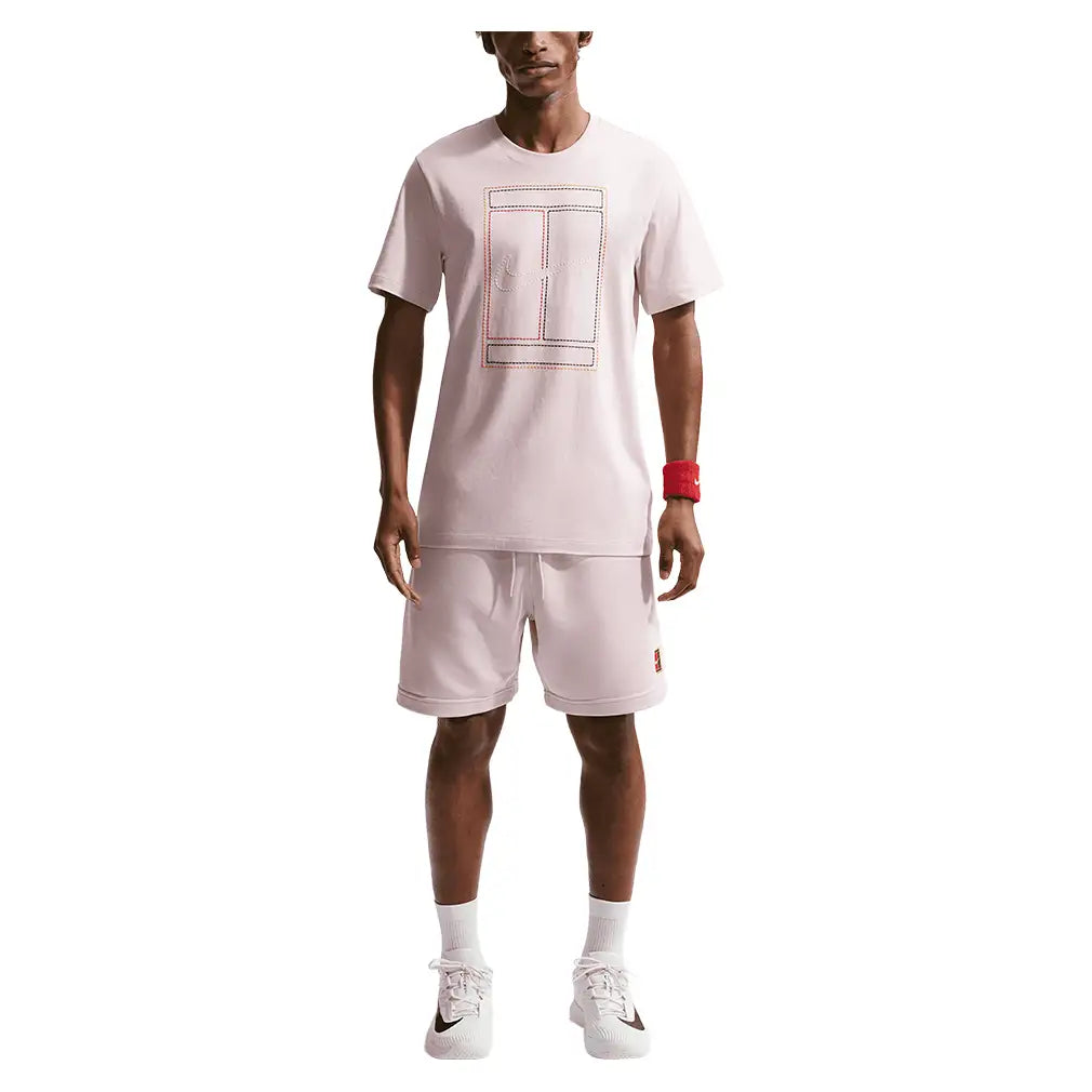 Men's Court Dri-FIT Heritage Fleece 6 Inch Tennis Short-Apparel-Nike-HM6768-U26-667-5-Tennis Express
