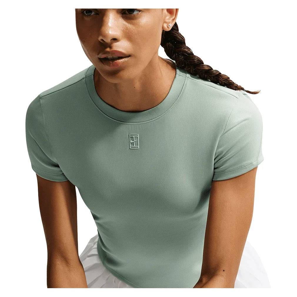 Women's Court Dri-FIT Advantage Short Sleeve Tennis Top,Apparel,Nike,,,Tennis Express,HQ2994-006-3