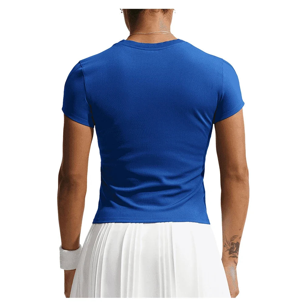 Women's Court Dri-FIT Advantage Short Sleeve Tennis Top,Apparel,Nike,,,Tennis Express,HQ2994-417-1