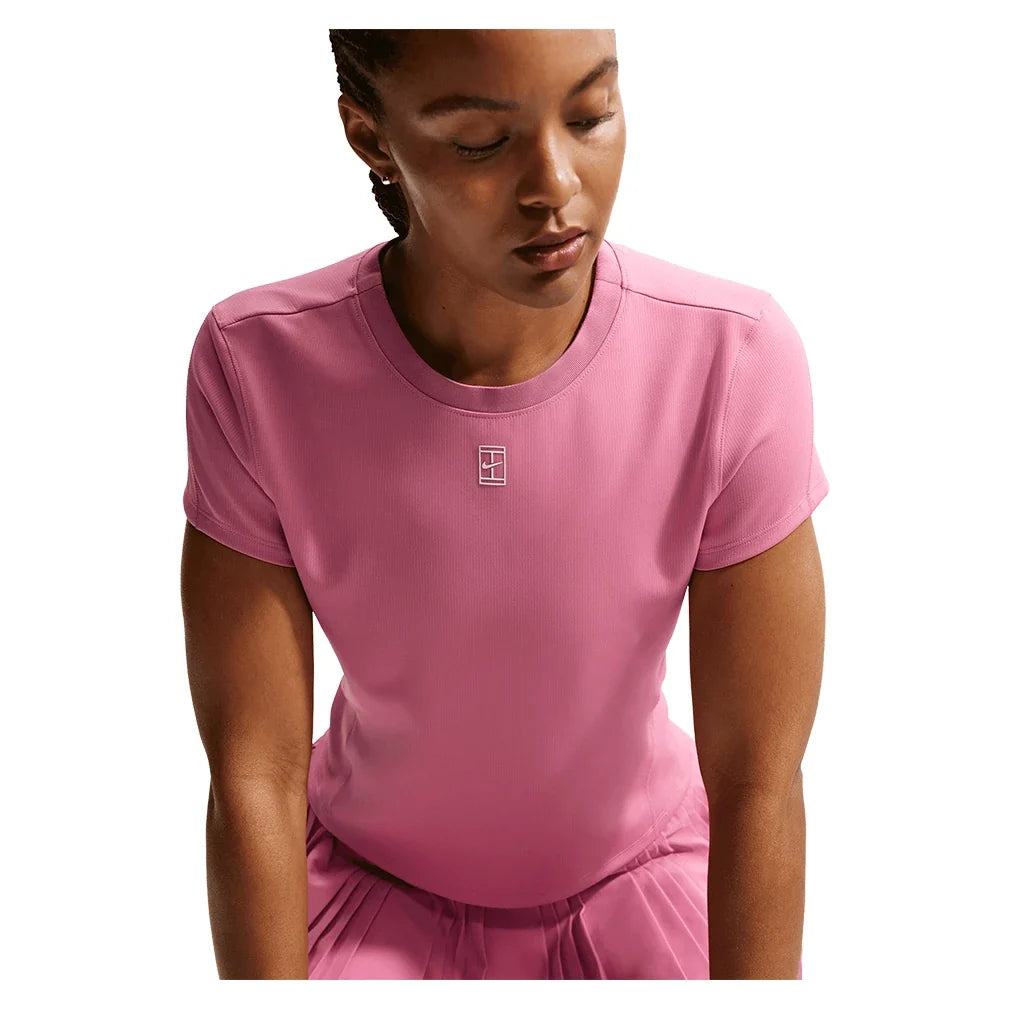 Women's Court Dri-FIT Advantage Short Sleeve Tennis Top,Apparel,Nike,,,Tennis Express,HQ2994-641-1