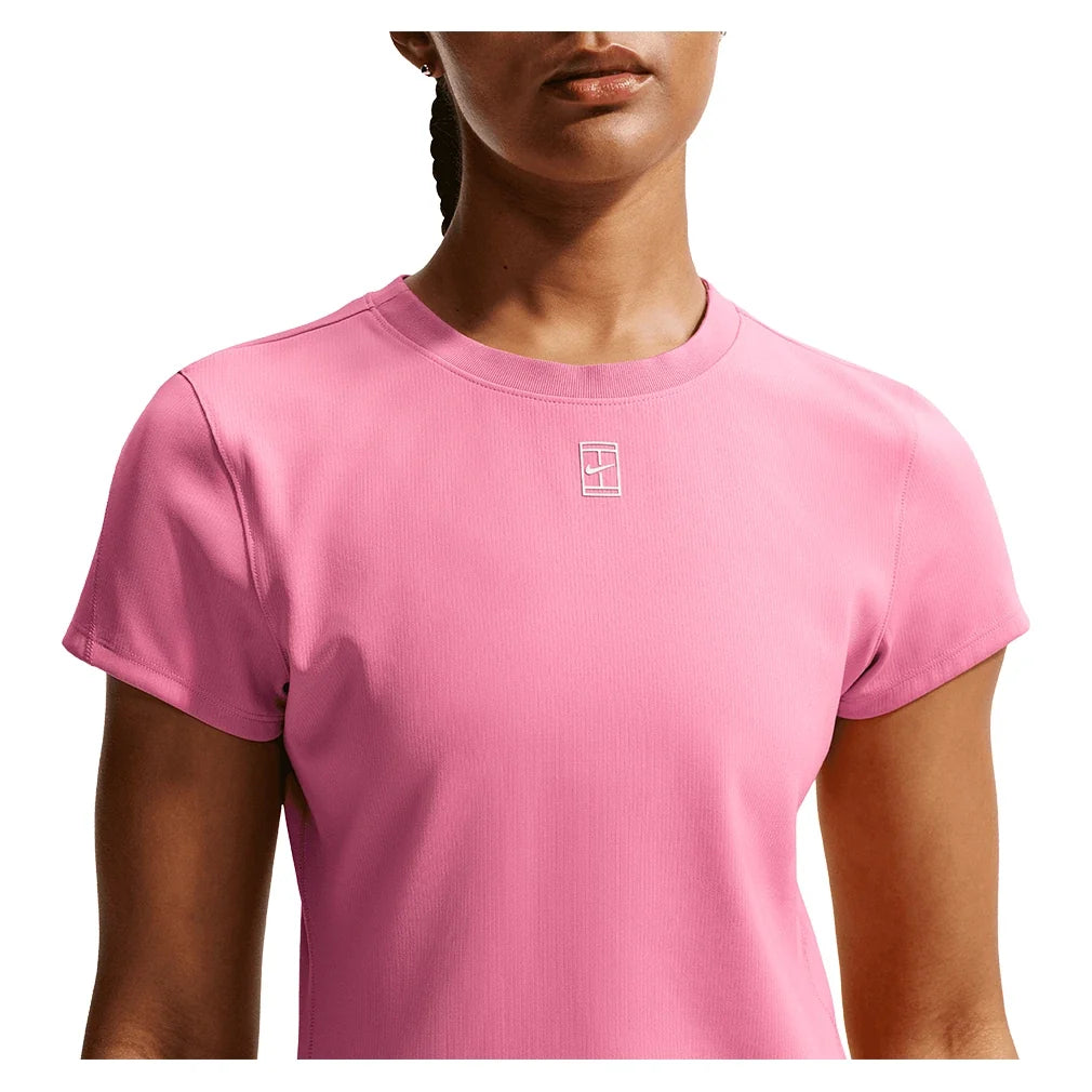 Women's Court Dri-FIT Advantage Short Sleeve Tennis Top,Apparel,Nike,,,Tennis Express,HQ2994-641-3