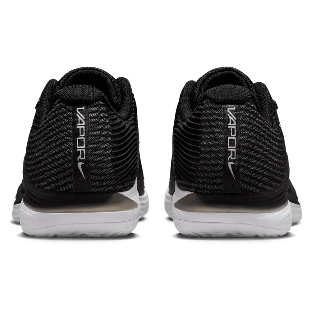 Mens Zoom Vapor 12 Clay Tennis Shoes Black and White-Footwear-Nike-HQ6026-001-5-Tennis Express