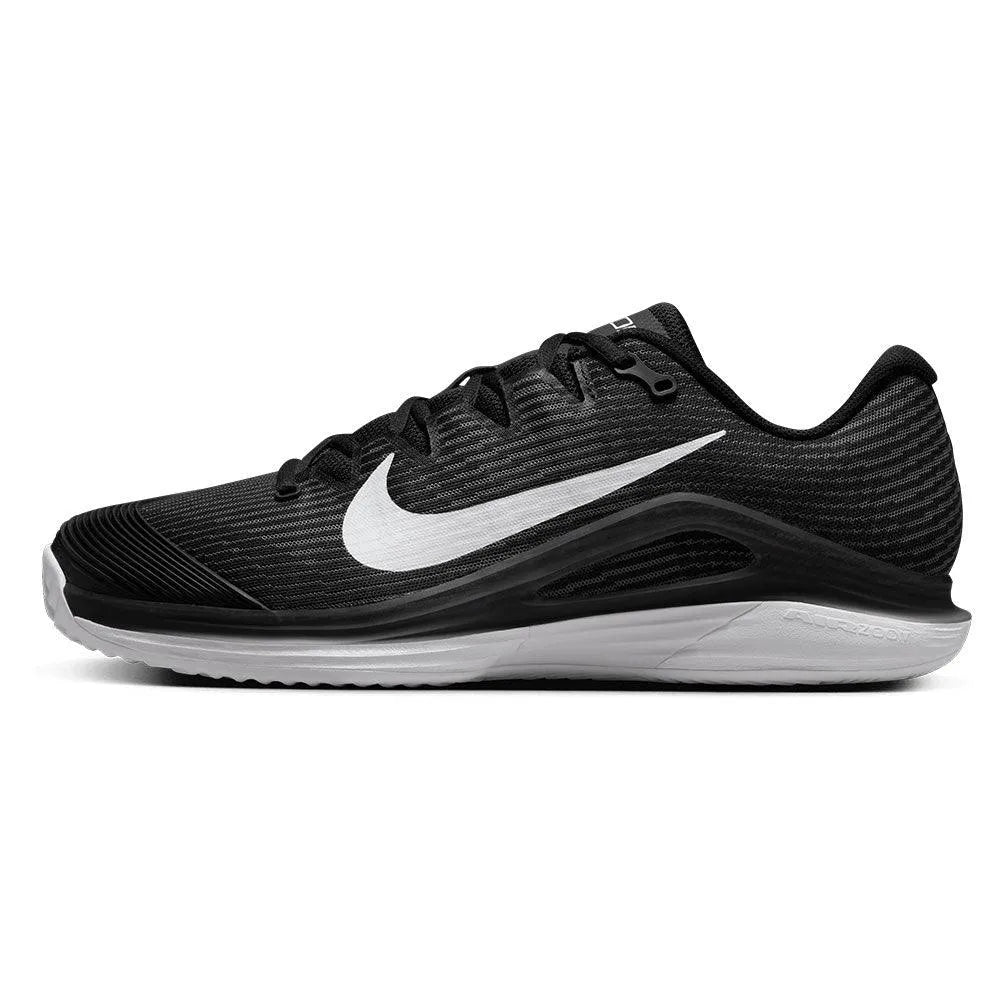 Mens Zoom Vapor 12 Clay Tennis Shoes Black and White-Footwear-Nike-HQ6026-001_1-Tennis Express