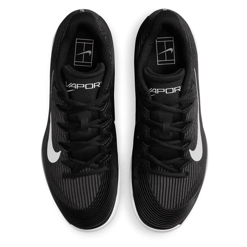 Mens Zoom Vapor 12 Clay Tennis Shoes Black and White-Footwear-Nike-HQ6026-001_5-Tennis Express