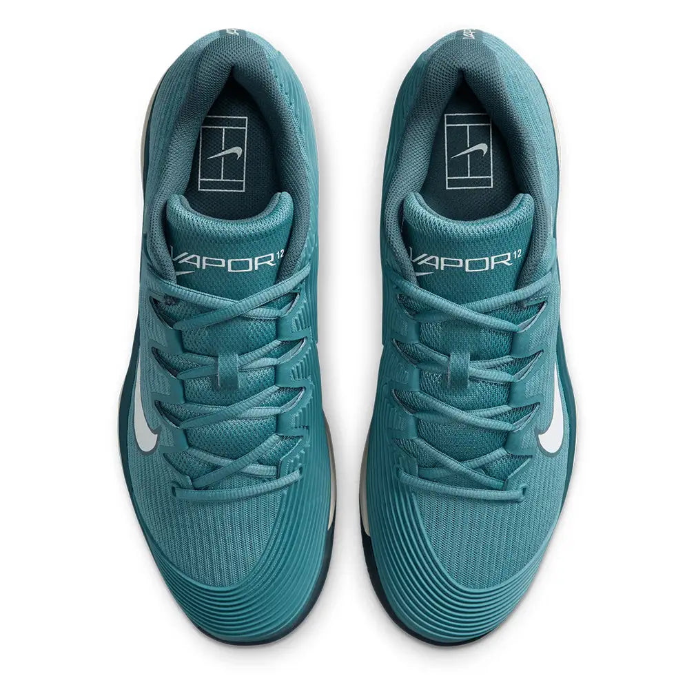 Men's Zoom Vapor 12 Clay Tennis Shoes Smokey Blue and White,Footwear,Nike,,,Tennis Express,HQ6026-002F26-3