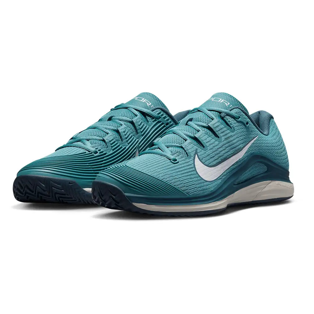 Men's Zoom Vapor 12 Clay Tennis Shoes Smokey Blue and White,Footwear,Nike,Smokey Blue/White,6,Tennis Express,HQ6026-002F26-y
