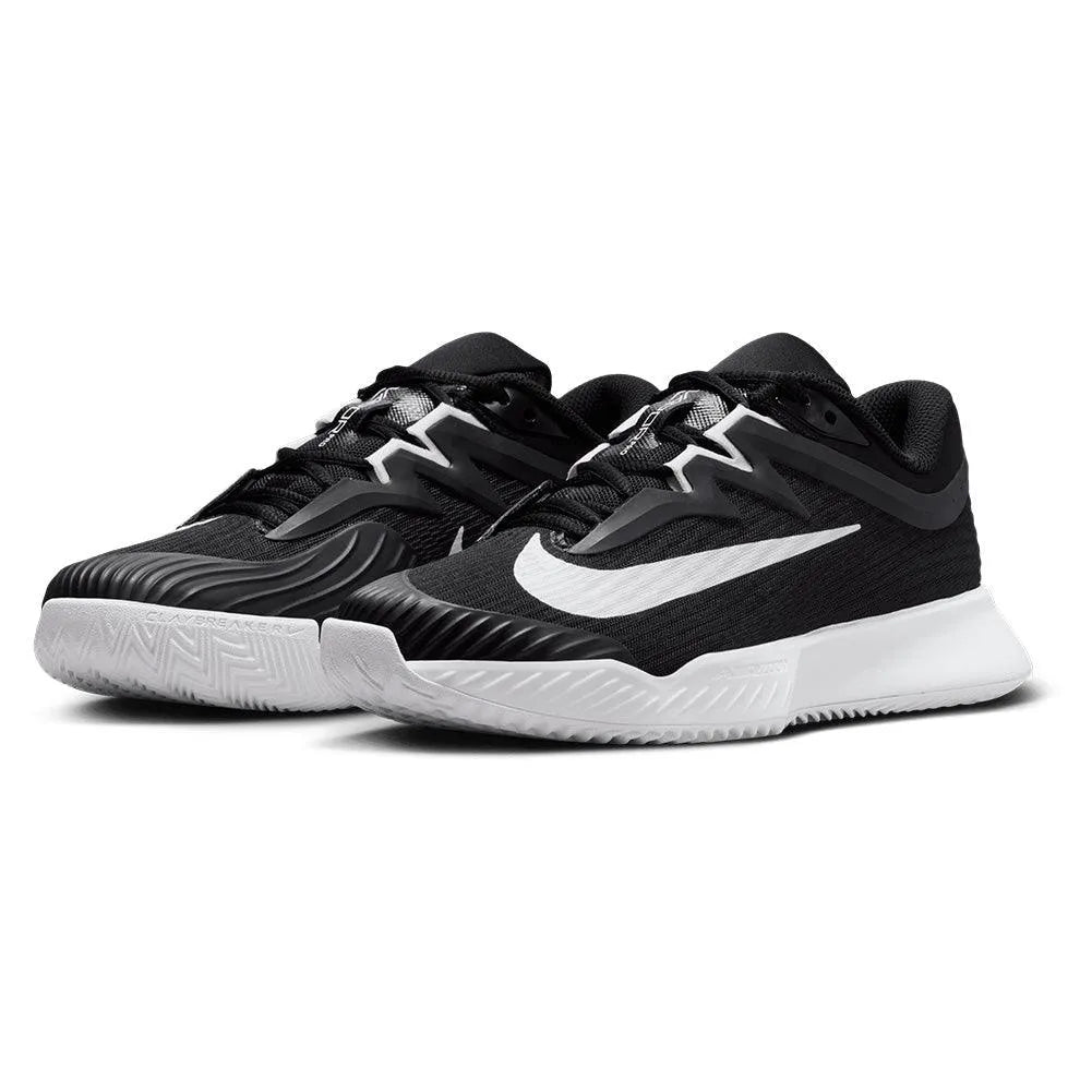 Women's Zoom Vapor Pro 3 Clay Tennis Shoes Black and White-Footwear-Nike-HQ6030-001_2-Tennis Express