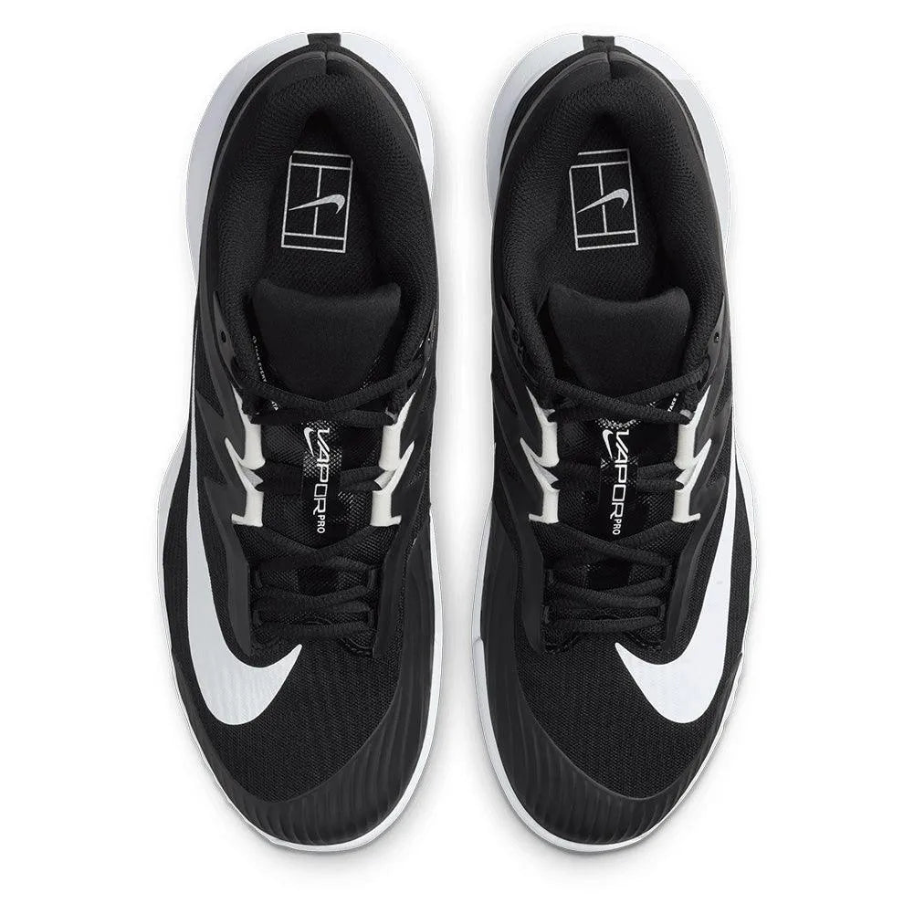 Mens Zoom Vapor Pro 3 Clay Tennis Shoes Black and White-Footwear-Nike-HQ6034-001_3-Tennis Express