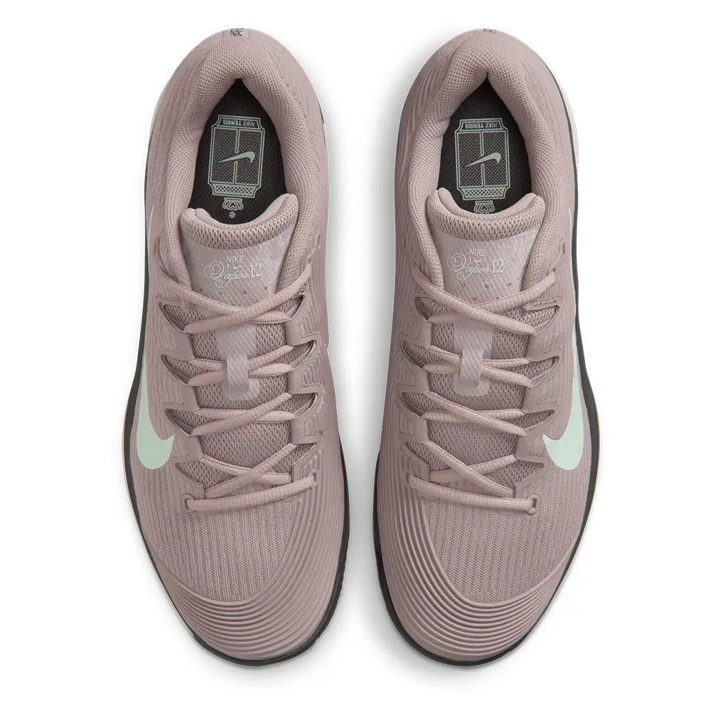 Men's Paris Vapor 12 Premium Clay Tennis Shoes Lt Violet Ore and Barely Green-Footwear-Nike-HV1469-200-3-Tennis Express