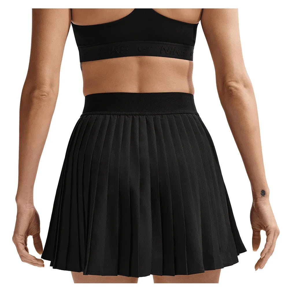 Women's Dri-FIT Victory High Rise Pleated Tennis Skort-Apparel-Nike-HV9951-010_3-Tennis Express