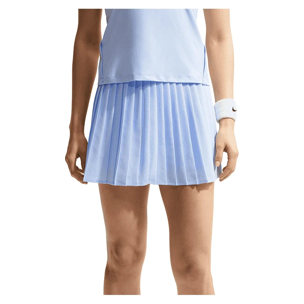 Women's Dri-FIT Victory High-Rise Pleated Tennis Skort,Apparel,Nike,407 Hydrogen Blue,XS,Tennis Express,HV9951-407_1
