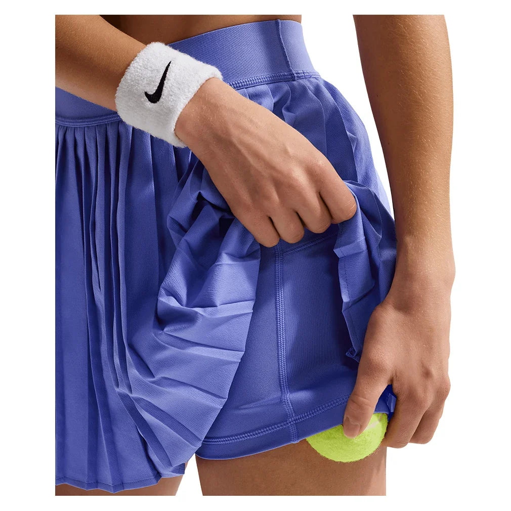 Women's Dri-FIT Victory High Rise Pleated Tennis Skort-Apparel-Nike-HV9951-570_3-Tennis Express