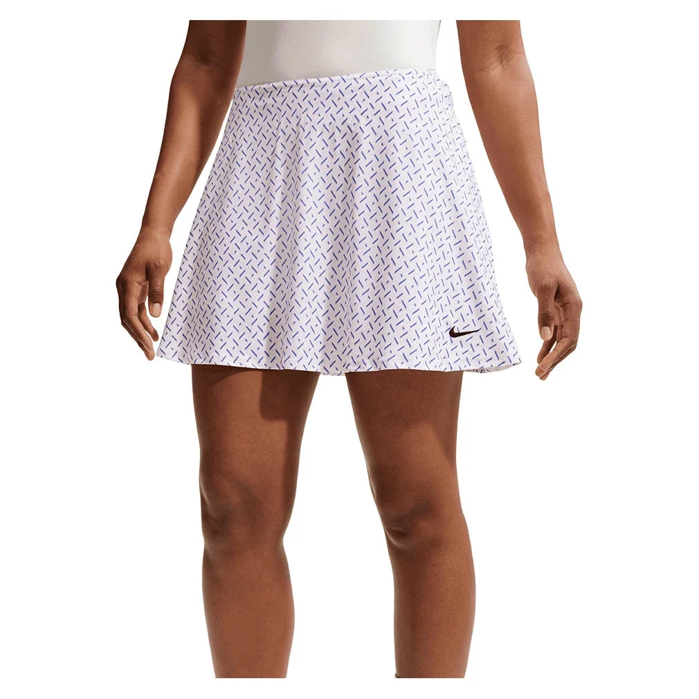 Women's Dri-FIT Victory Mid Rise Flouncy 15 Inch Print Tennis Skort-Apparel-Nike-HV9953-100_1-Tennis Express
