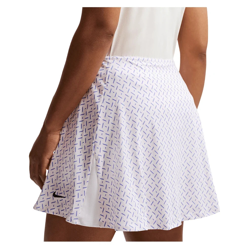 Women's Dri-FIT Victory Mid Rise Flouncy 15 Inch Print Tennis Skort-Apparel-Nike-HV9953-100_2-Tennis Express
