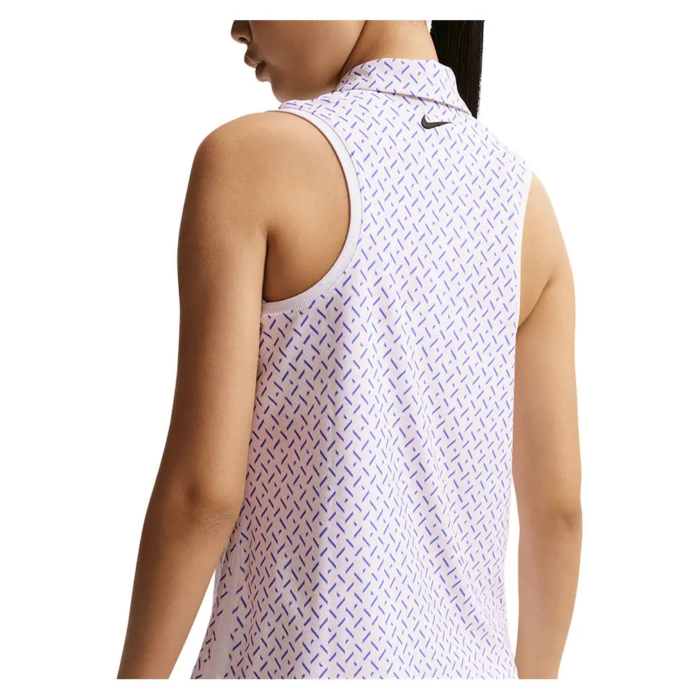 Women's Dri-FIT Victory Sleeveless Print Tennis Polo-Apparel-Nike-IB0321-100-4-Tennis Express