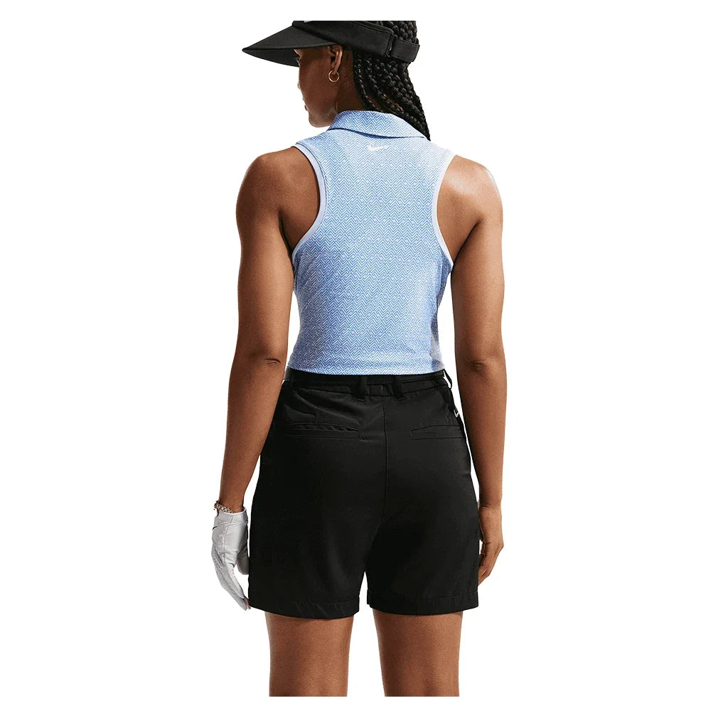 Women's Dri-FIT Victory Sleeveless Print Tennis Polo-Apparel-Nike-IB0321-407-3-Tennis Express