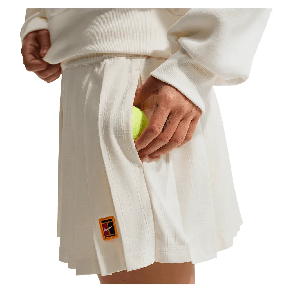 Women's Dri-FIT Court Collection High Rise Tennis Short Sail-Apparel-Nike-IB0769-133S26-1-Tennis Express