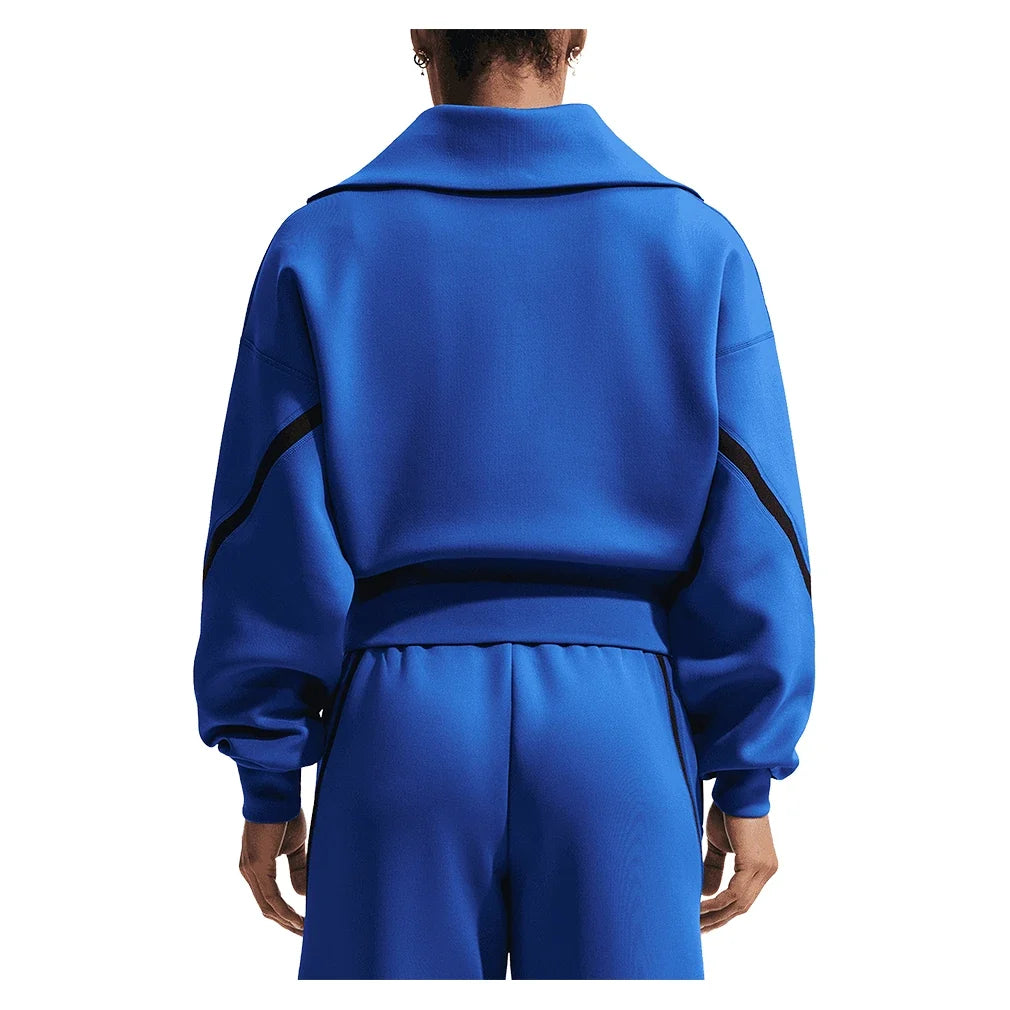 Women's Court Dri-FIT Advantage Full Zip Tennis Jacket Old Royal and White,Apparel,Nike,,,Tennis Express,IB0776-417_3