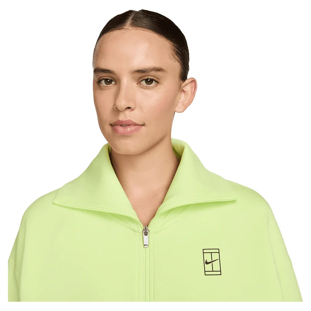 Women's Court Dri-FIT Advantage Full Zip Tennis Jacket-Apparel-Nike-IB0776-736_3-Tennis Express