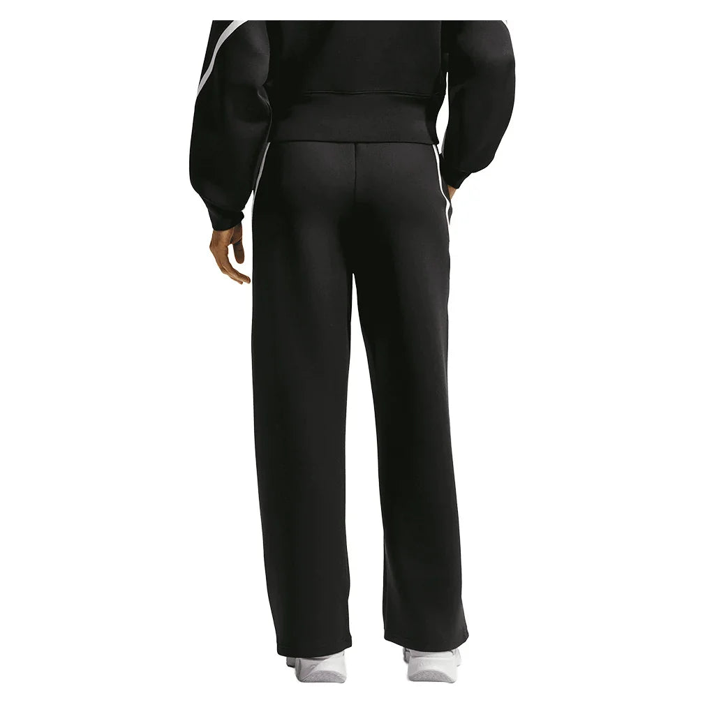 Women's Court Dri-FIT Advantage Mid Rise Tennis Pant Black and White-Apparel-Nike-IB0782-010_2-Tennis Express
