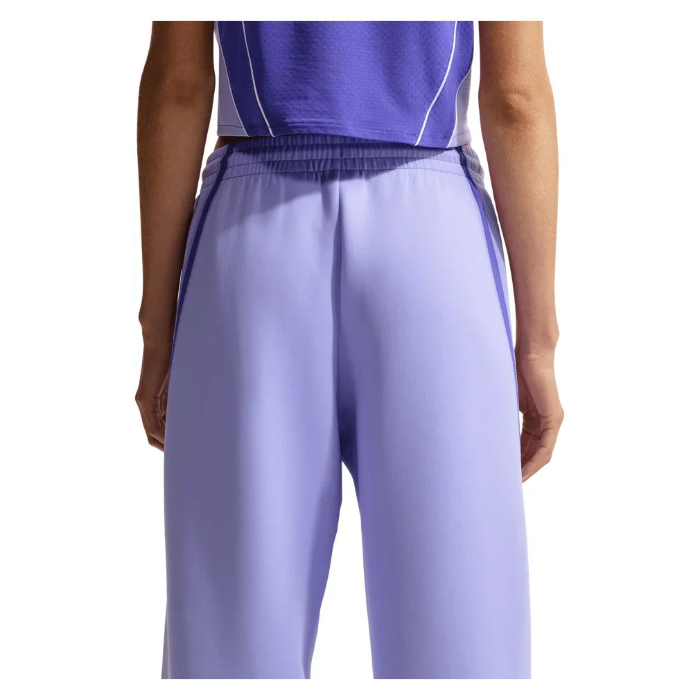 Women's Court Dri-FIT Advantage Mid-Rise Tennis Pant Purple Pulse and Black, Nike, Tennis Express, IB0782-580H26-1