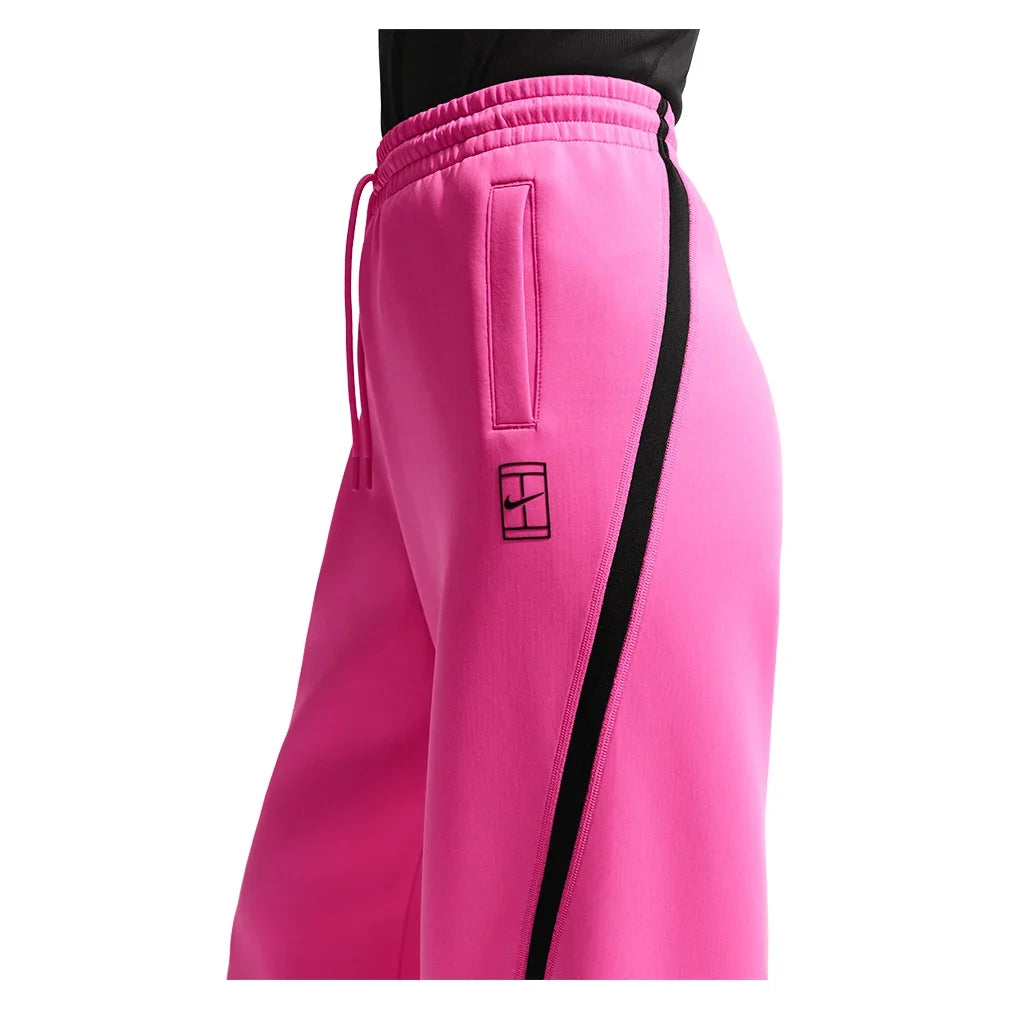 Women's Court Dri-FIT Advantage Mid Rise Tennis Pant-Apparel-Nike-IB0782-617_3-Tennis Express