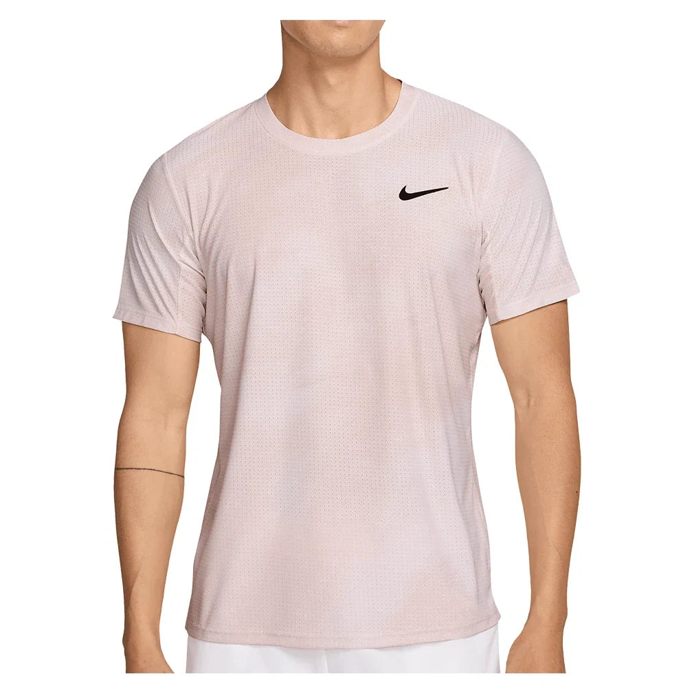 Men's Paris Court Dri-FIT Advantage Slam Tennis Top,Apparel,Nike,664 Pearl Pink/Silt Red,XS,Tennis Express,IB1016-664