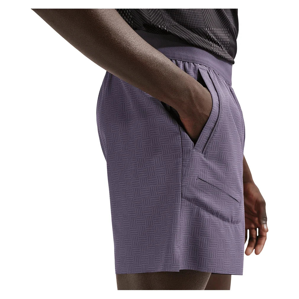 Men's Court Dri-FIT Advantage Print 6 Inch Tennis Short-Apparel-Nike-IB1071-573_3-Tennis Express