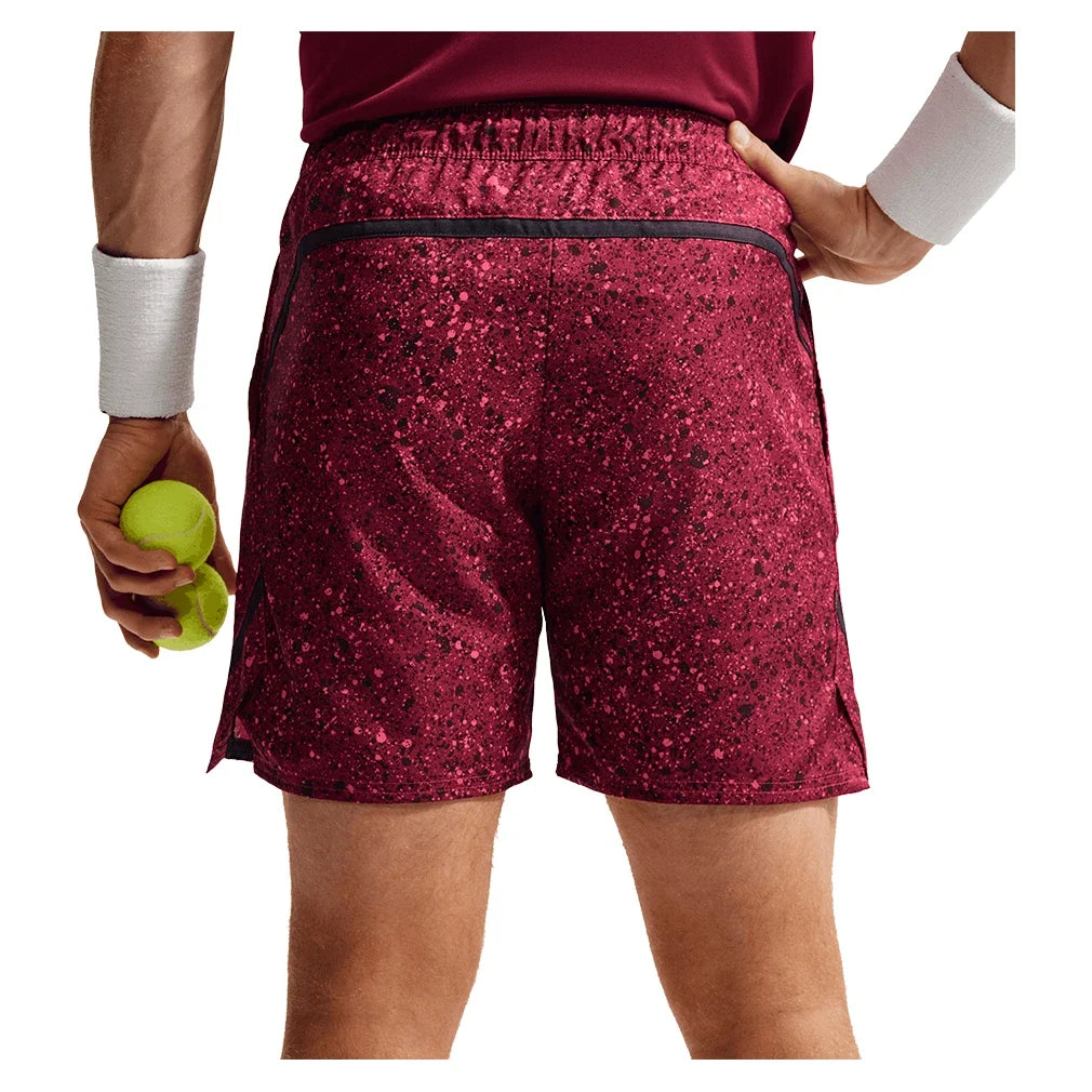 Men's Court Dri-FIT Victory 7 Inch All Over Print Tennis Short,Apparel,Nike,,,Tennis Express,IB1080-677-1