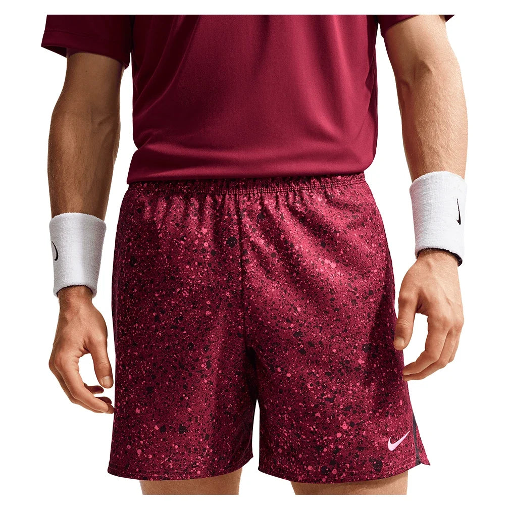 Men's Court Dri-FIT Victory 7 Inch All Over Print Tennis Short,Apparel,Nike,,,Tennis Express,IB1080-677