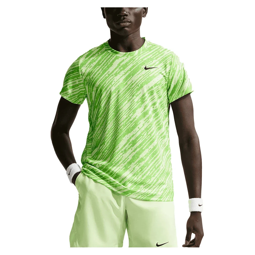 Men's Court Dri-FIT Victory Print Tennis Top-Apparel-Nike-IB1530-S26-307-3-704661Tennis Express