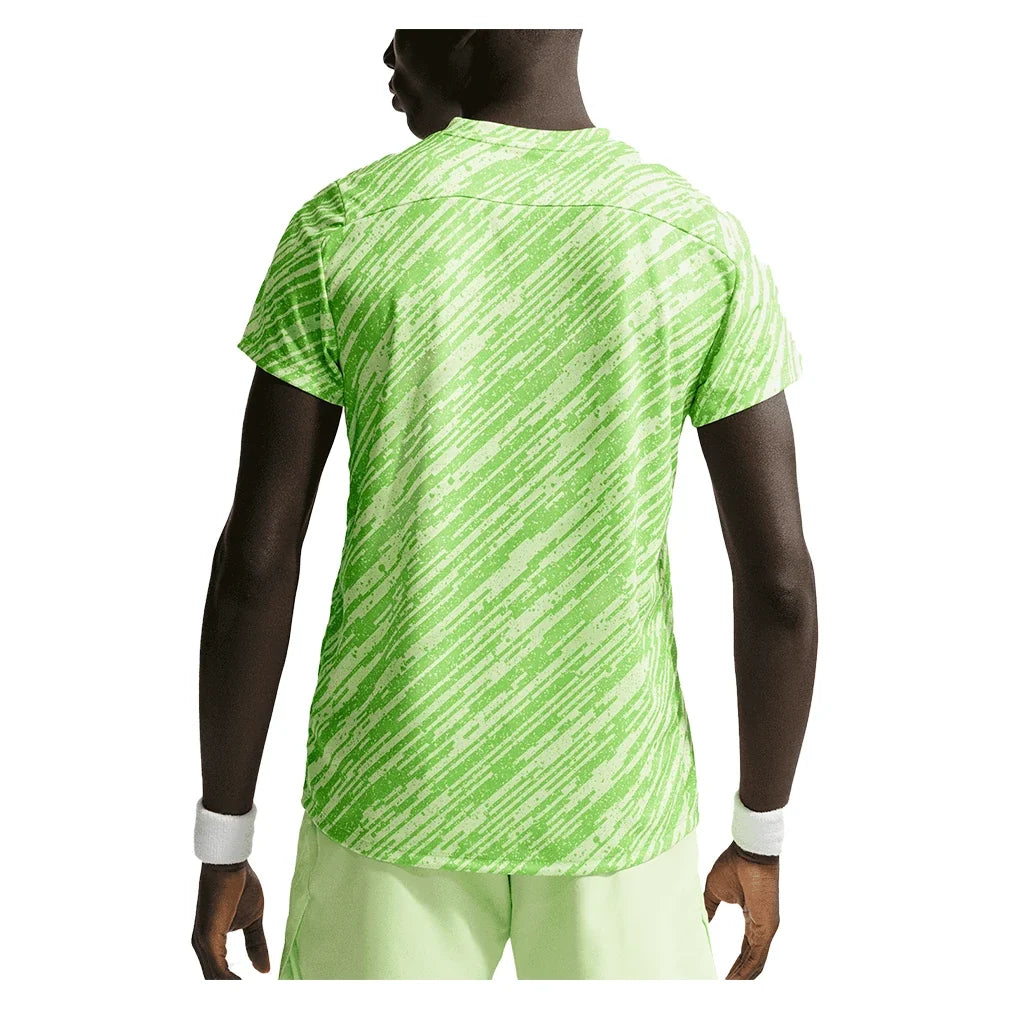 Men's Court Dri-FIT Victory Print Tennis Top-Apparel-Nike-IB1530-S26-307-4-Tennis Express