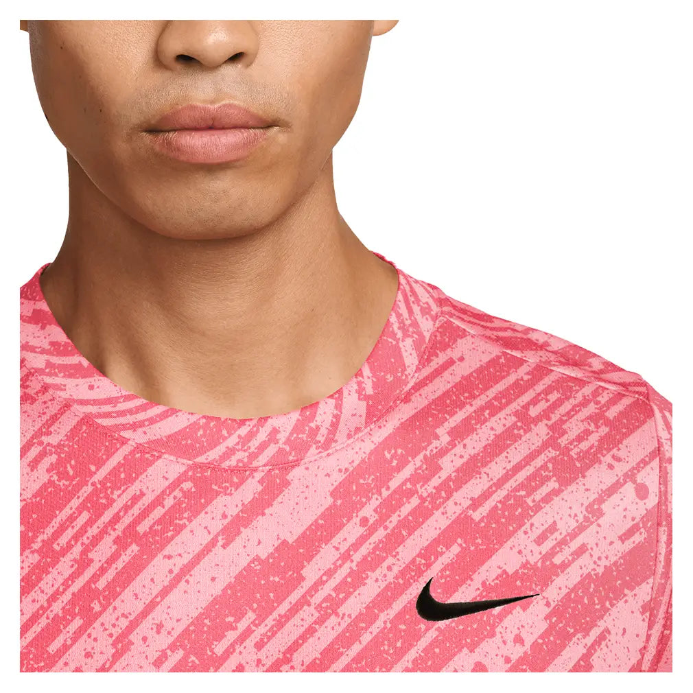 Men's Court Dri-FIT Victory Printed Tennis Top,Apparel,Nike,,,Tennis Express,IB1530-U26-663-6